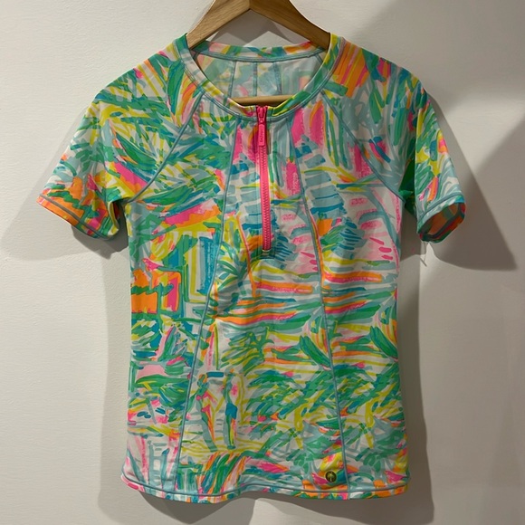 Lilly Pulitzer Luxletic Kalani Rashguard size XS